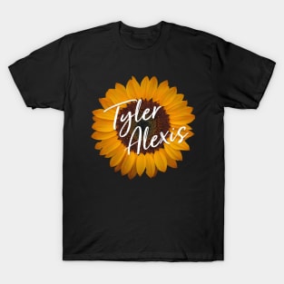 'Tyler Alexis' Sunflower design T-Shirt